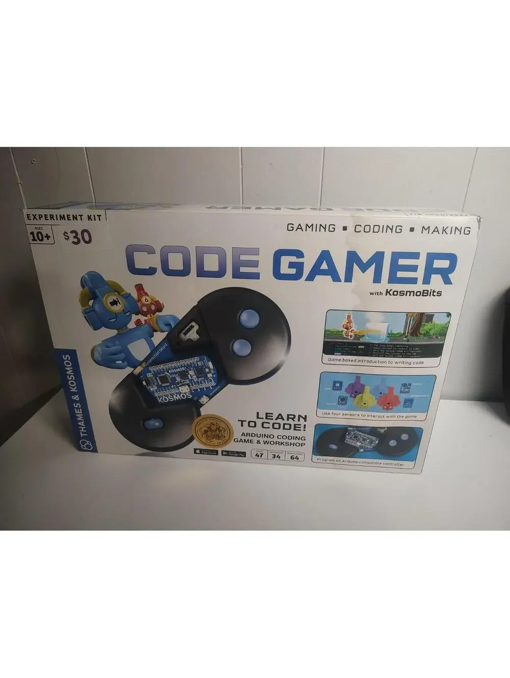 Thames & Kosmos Code Gamer with Kosmobits Arduino Coding Game and Workshop 4a